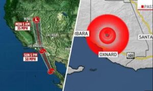 August 20, 2023: The term "hurriquake" was trending on Sunday after a 5.1 tremor hit Southern California.